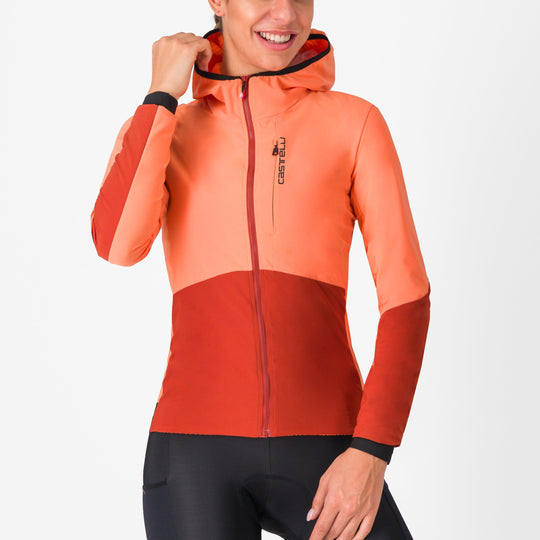 Chaqueta mujer Castelli Fly Unltd - Naranja