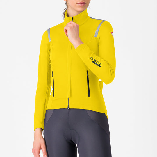 Chaqueta mujer Castelli Perfetto RoS 3 - Amarillo
