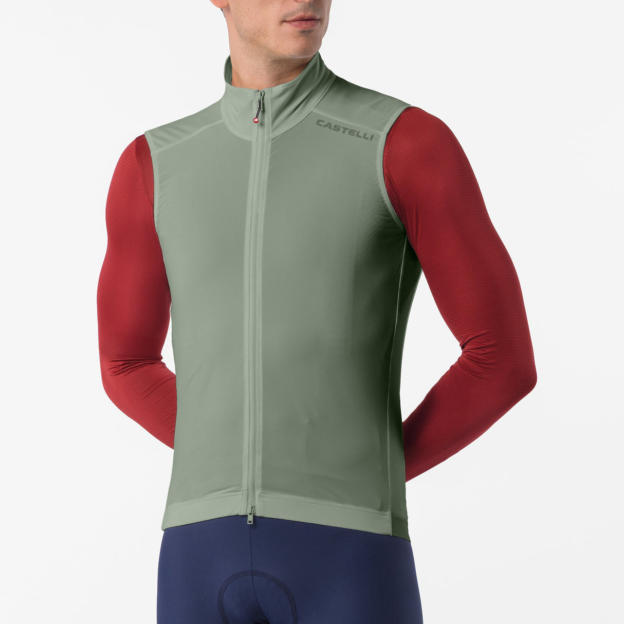 Gilet Castelli Espresso 2 - Gris clair