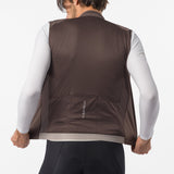 Gilet Castelli Espresso 2 - Marrone
