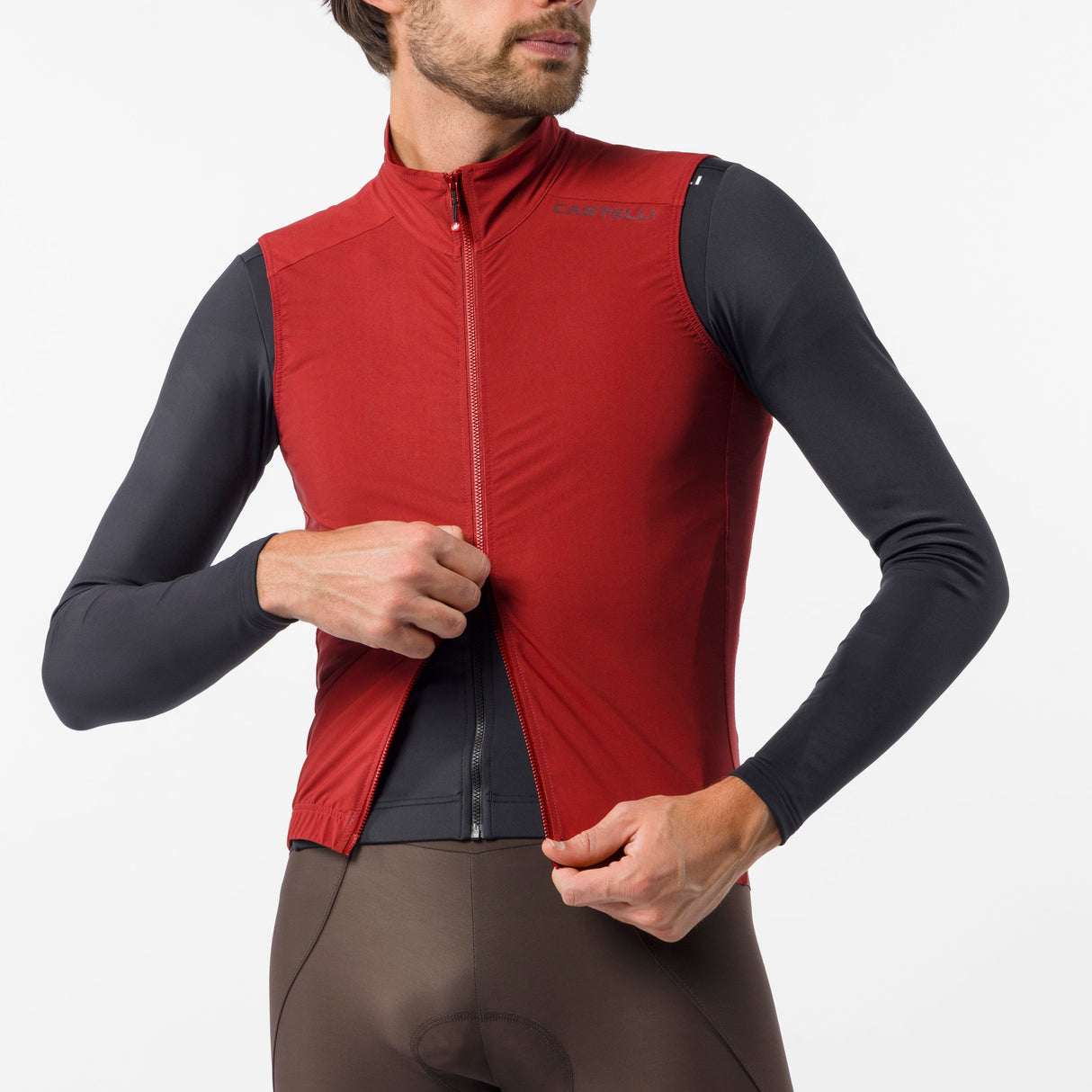 Castelli Espresso 2 weste - Rot