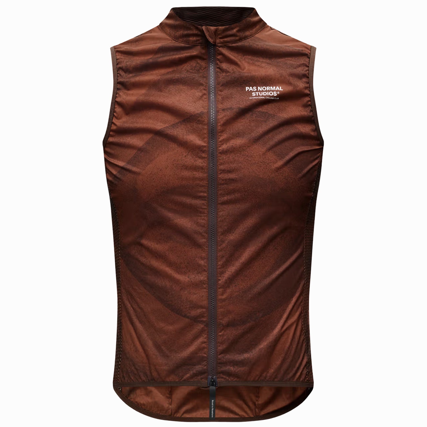 PAS NORMAL STUDIOS サイクルベスト Mechanism M Pas Normal Studios Mechanism Stow Away Gilet Light Brown