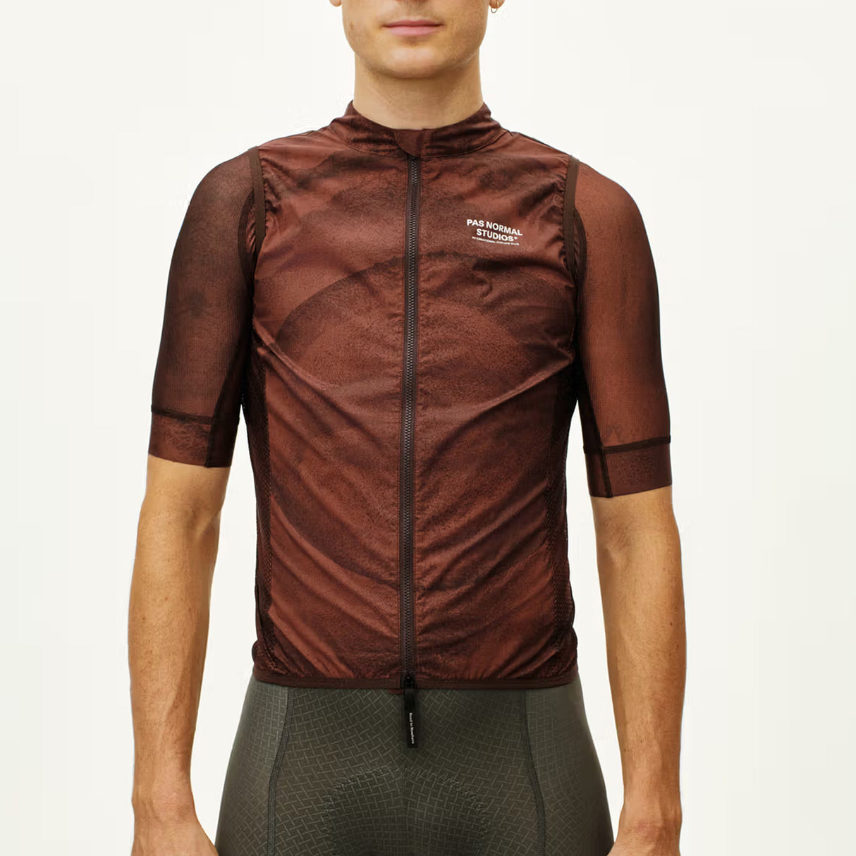 Gilet Pas Normal Studios Mechanism Stow Away - Marrone chiaro Pas Normal Studios