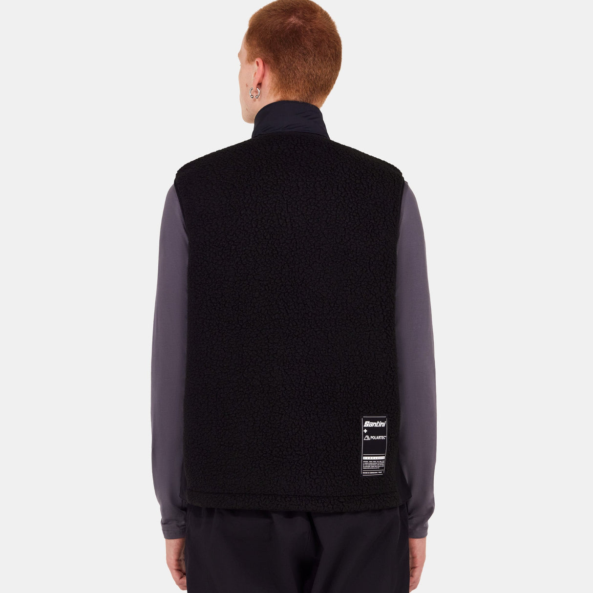 Gilet Santini Thermal Pro Fleece - Nero Santini