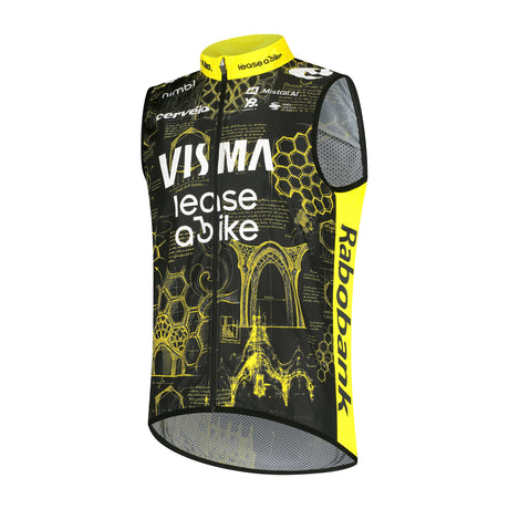 Gilet Team Visma Lease a bike 2026 Wind Dream Like a Champion - Tdf Yellow B.