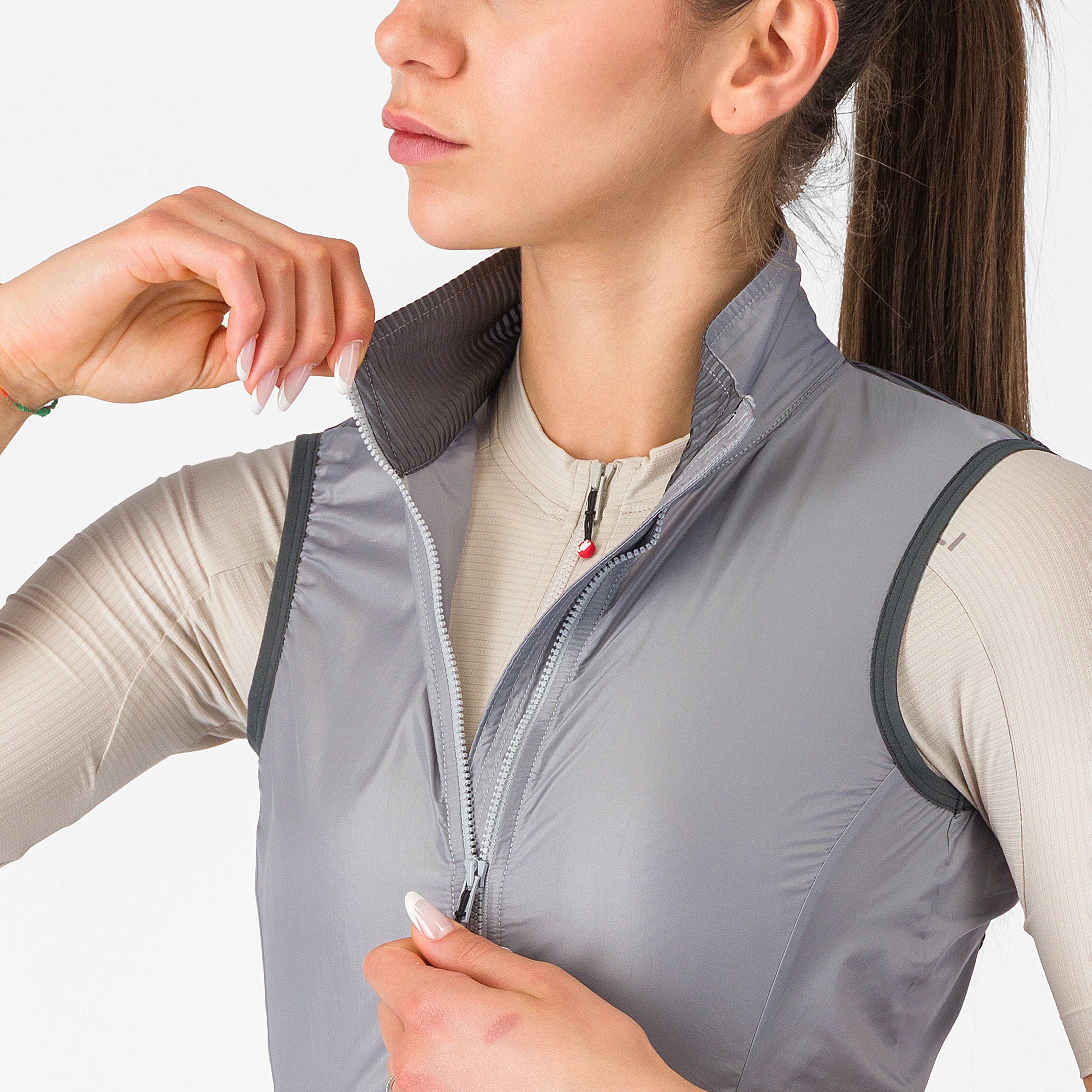 Castelli Aria 2 women vest - Light grey
