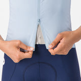 Gilet femme Castelli Espresso 2 - Bleu clair