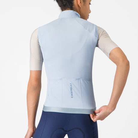 Gilet donna Castelli Espresso 2 - Azzurro Castelli