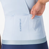 Gilet femme Castelli Espresso 2 - Bleu clair