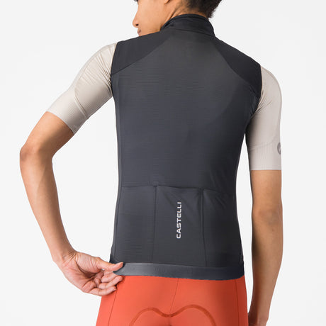 Chaleco mujer Castelli Espresso 2 - Negro blanco