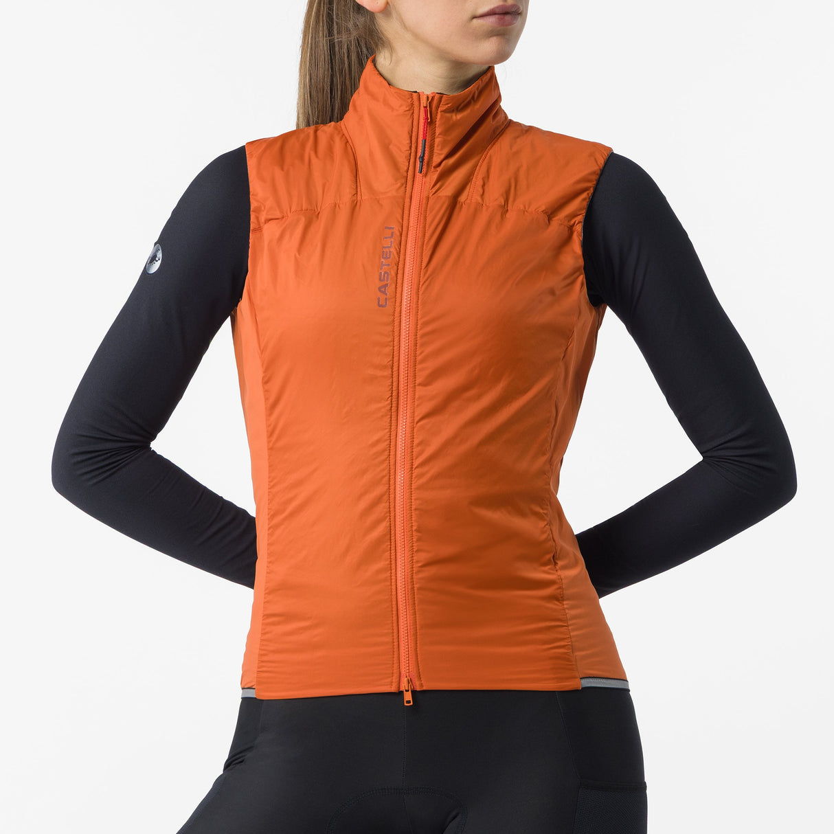 Gilet femme Castelli Fly Direct - Orange