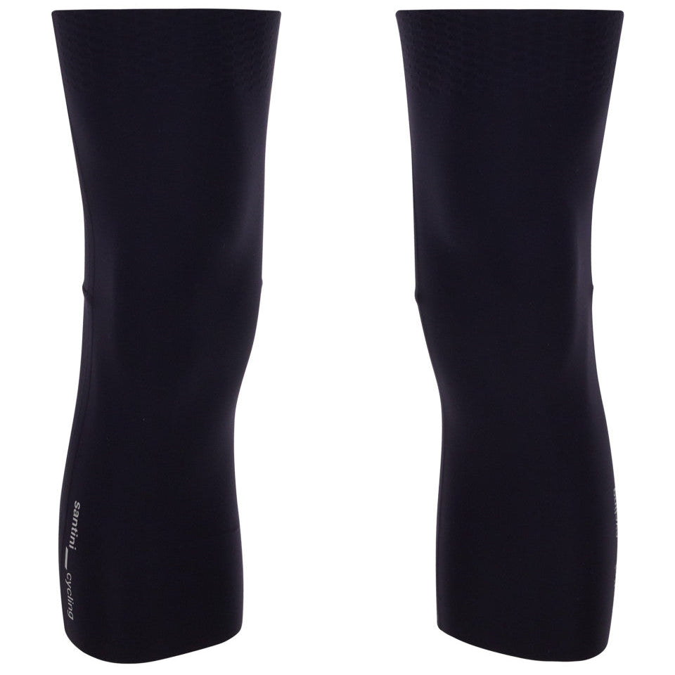 Santini Unico 2 knee warmers - Black