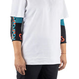 Protections de coude Seryt Flow Elbow - Bleu clair rouge