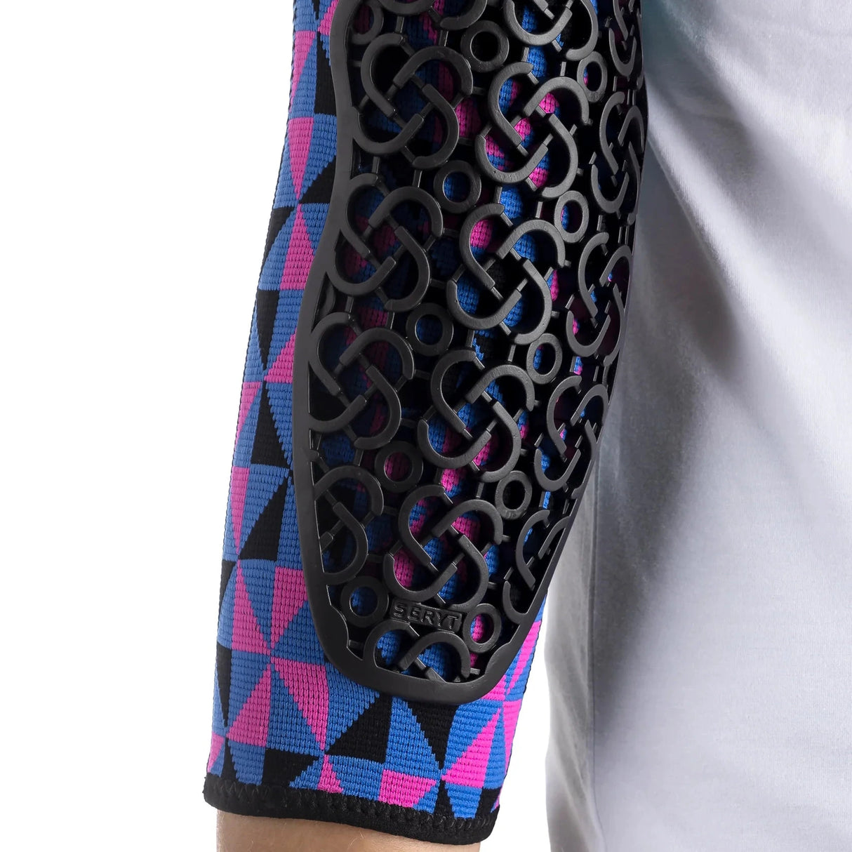 Seryt Flow Ellenbogenschützer Elbow - Rosa blau
