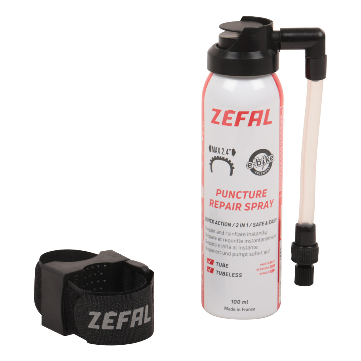 Gonfia e Ripara Zefal con supporto - 100 ml Zefal
