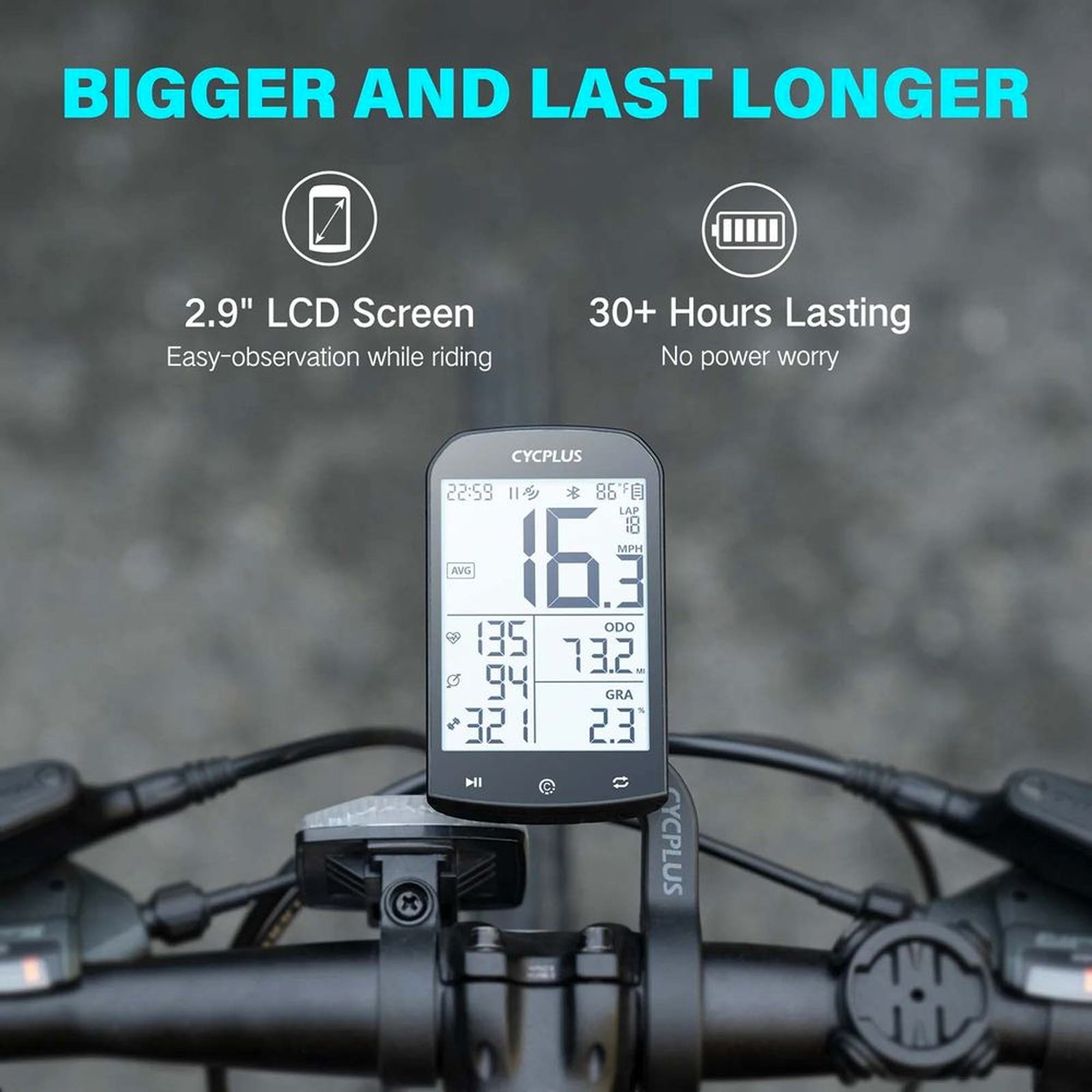 Gps Fahrradcomputer Cycplus M1 Einheitsgröße