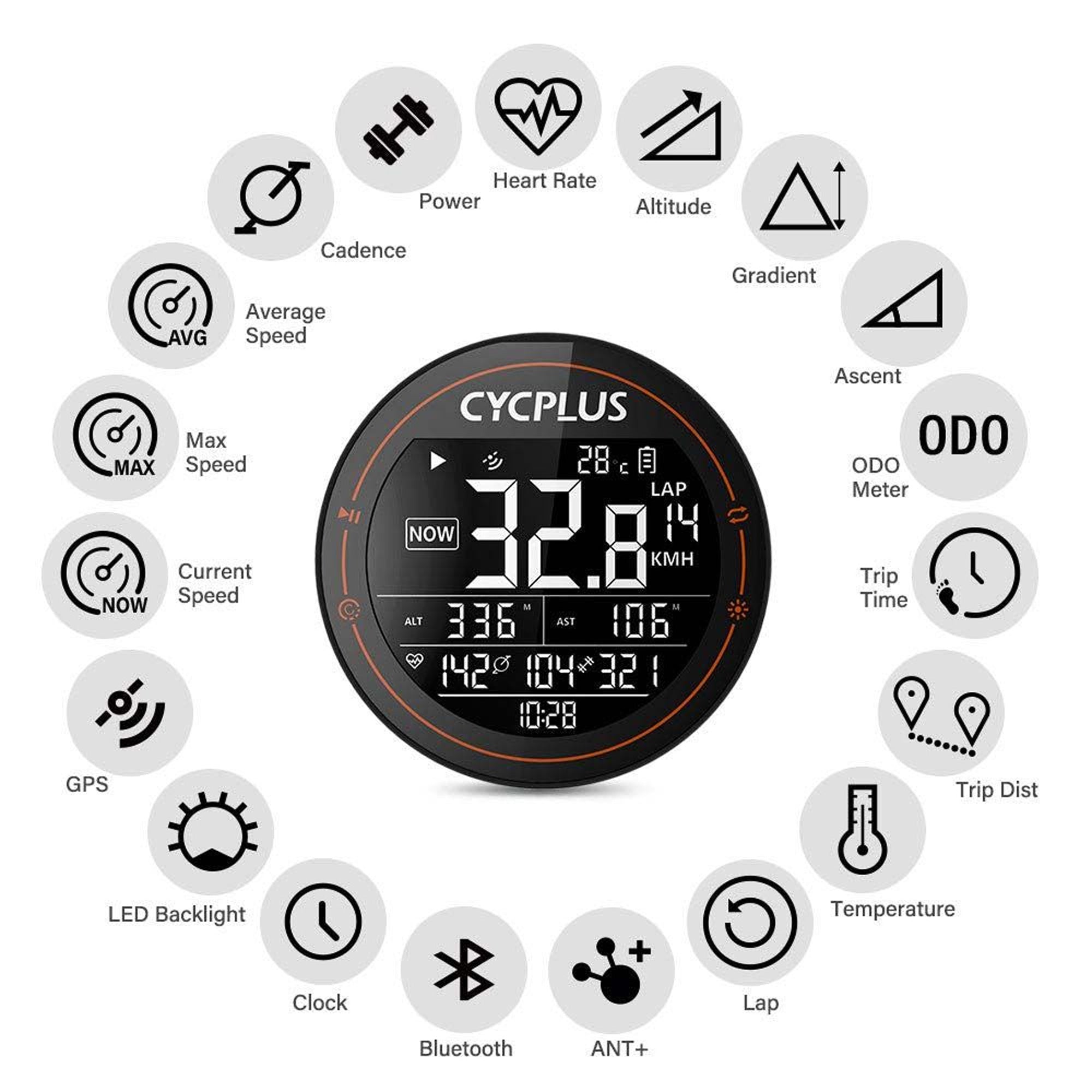 Gps Bike Computer Cycplus M2 Cycplus