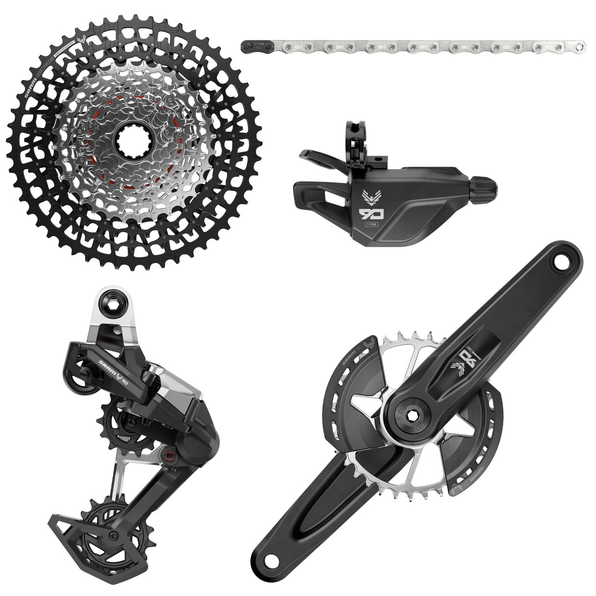 Gruppo Sram Eagle90 dub boost T-type - 32 Sram