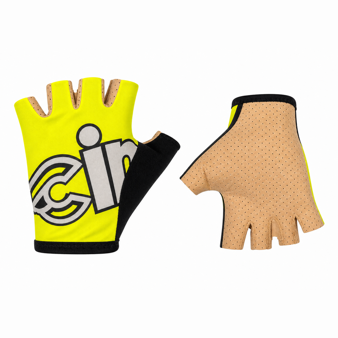 Cinelli Supercorsa Nemo handschuhe - Gelb fluo