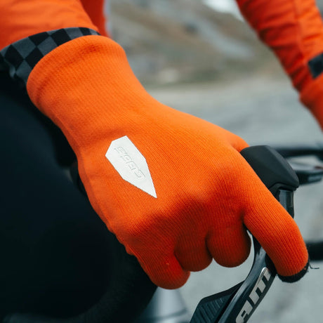 Guanti Q36.5 Winter Rain - Arancio Q36.5