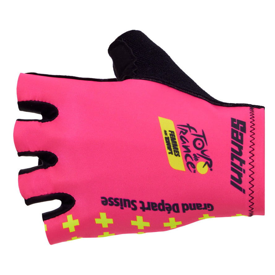 Santini Tour de France gloves - Grand Départ Suisse