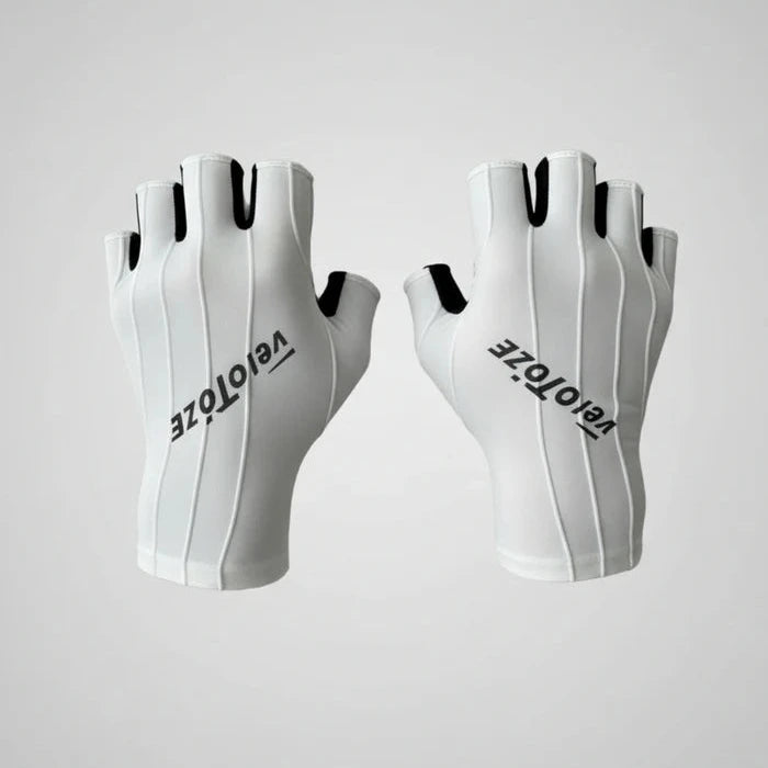 fahrradhandschuhe weiß Velotoze Aero Pro Handschuhe - Weiß