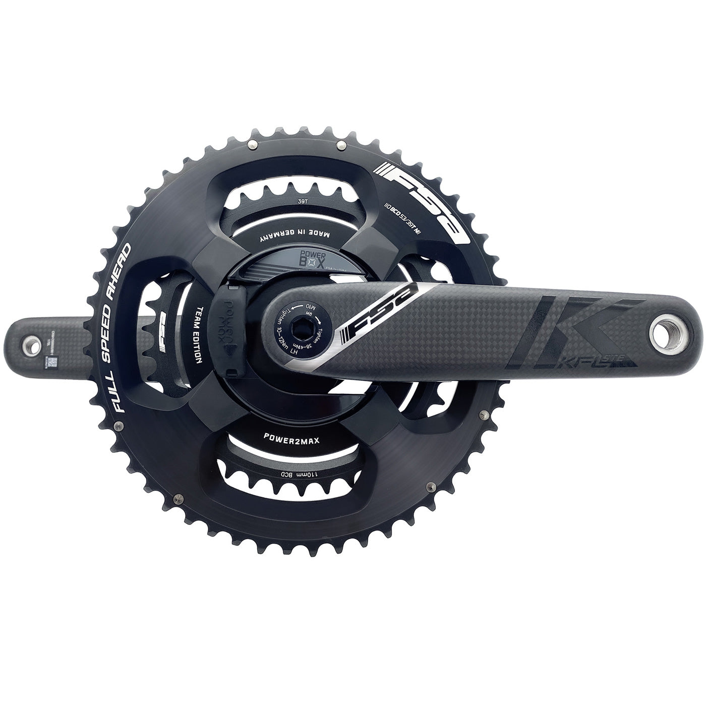 fsa kurbel rennrad Kettenradgarnitur FSA PowerBox K-Force Team Edition