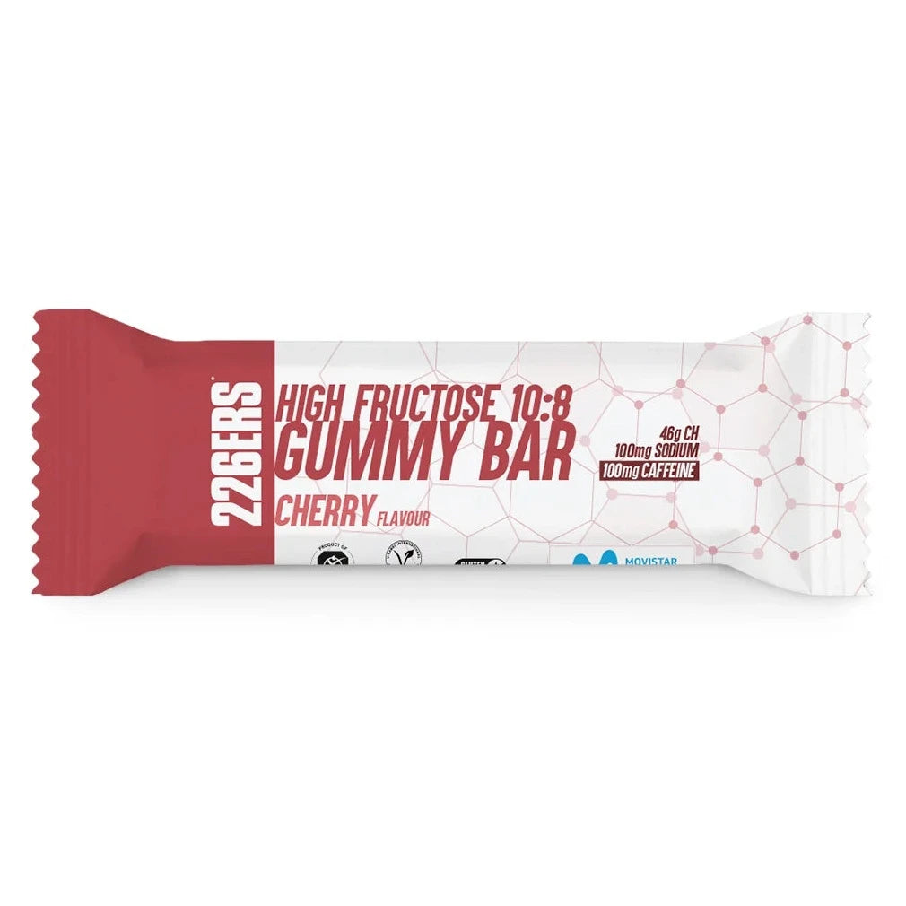 226ers High Fructose Caffeine Gummy Bar - Cherry