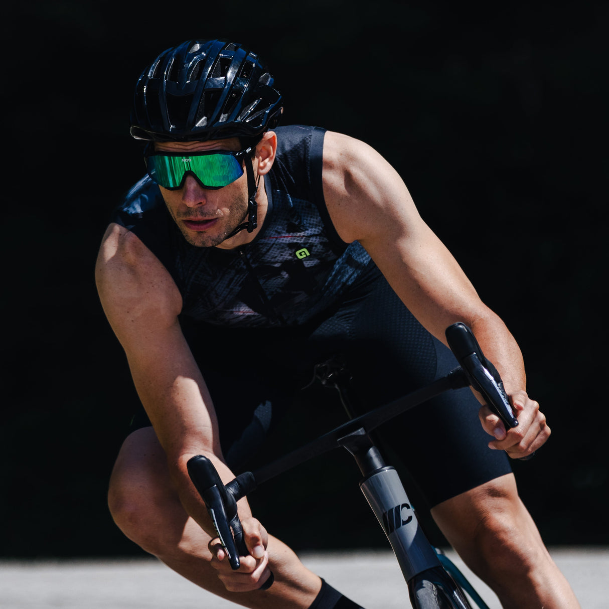 Maglia senza maniche Ale PR-E Mirror - Nero - I