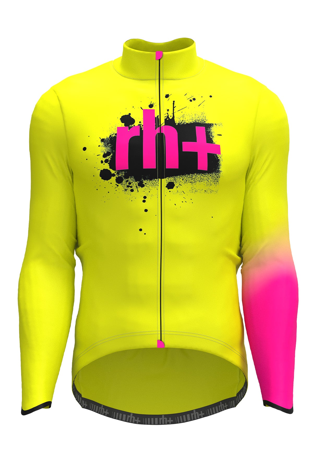Maglia maniche lunghe  Rh+ Rask - Verde fluo