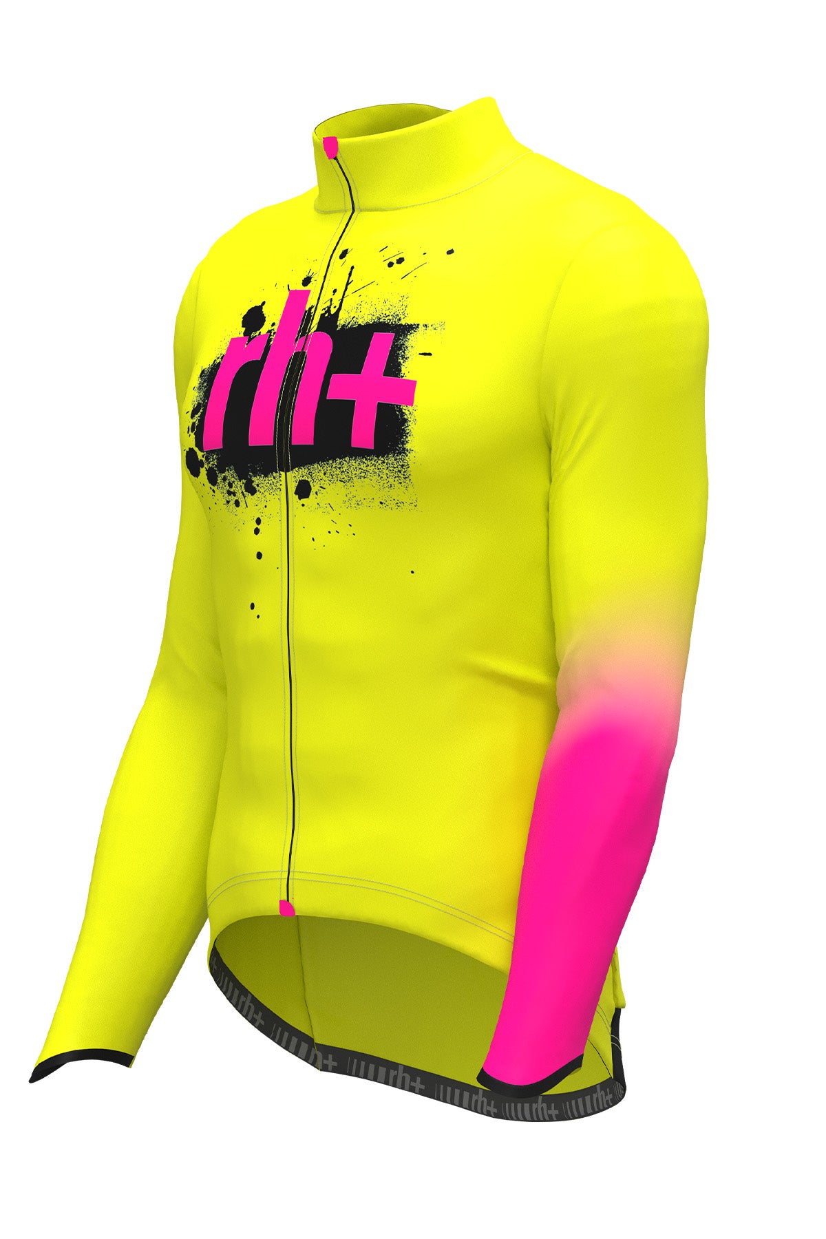 Maglia maniche lunghe  Rh+ Rask - Verde fluo