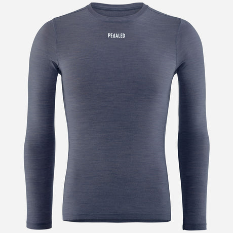 Maglia intima maniche lunghe Pedaled Element Merino - Blu - Q