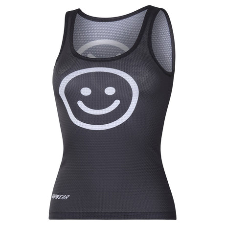 Maglia intima donna senza maniche MBwear Smile - Nero - H