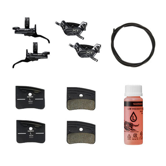 Kit frein Shimano Deore XT BRM8220JTBLM8200UPG - Paire