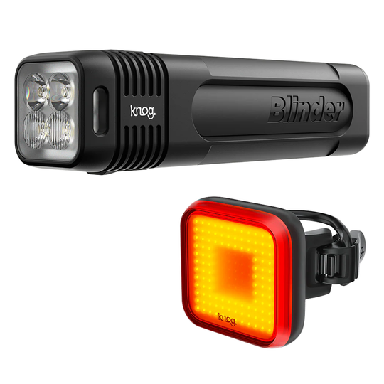 Knog Blinder 900 + Blinder Square Rear Light Kit