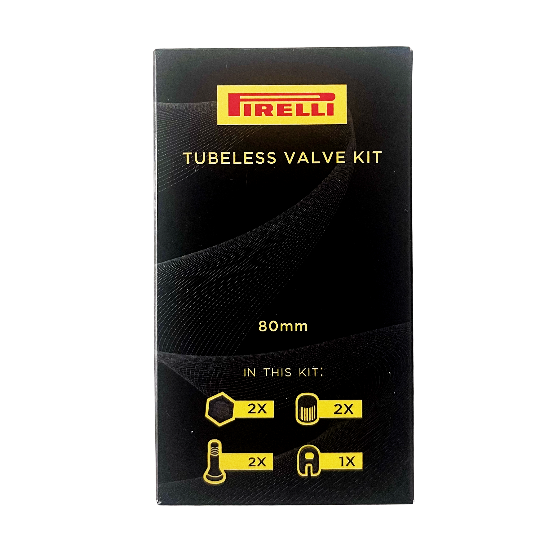 Kit valvole Tubeless Pirelli - 80 mm Pirelli