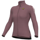 Maglia maniche lunghe donna Ale R-EV1 Warm Race - Viola - C