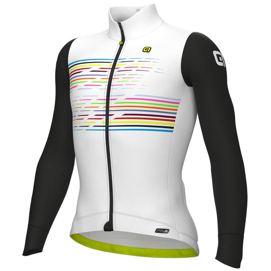 Maglia maniche lunghe Ale PR-S Logo - Bianco
