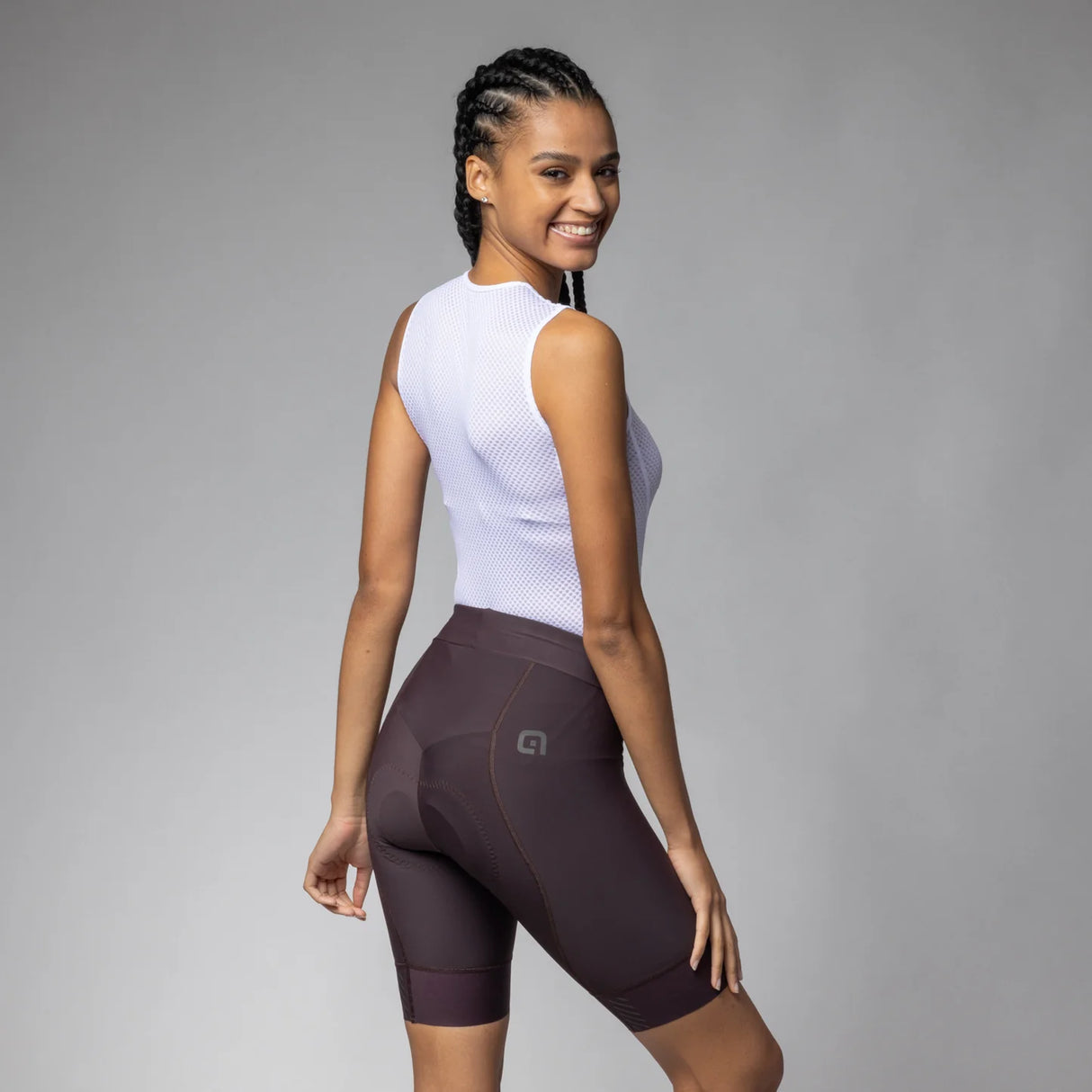 Pantaloncini donna Ale PR-E Magic Colour - Marrone - L