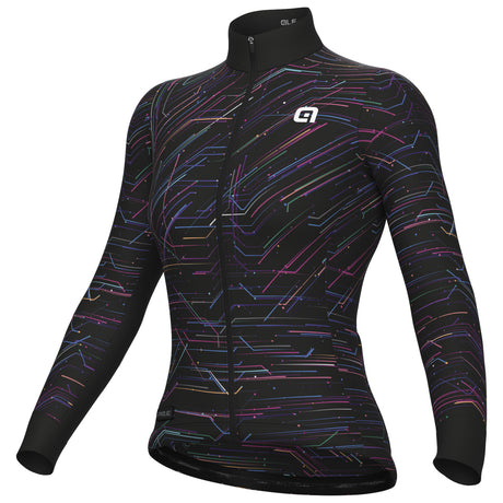 Maglia maniche lunghe donna Ale PR-E Byte - Nero - H