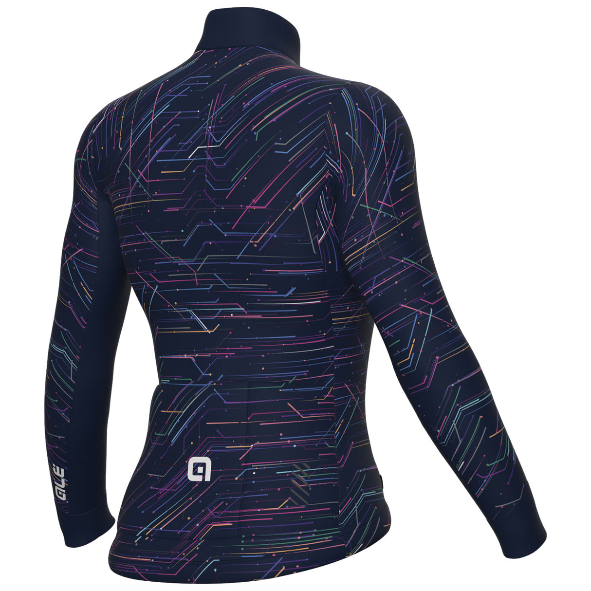 Maglia maniche lunghe donna Ale PR-E Byte - Blu - H