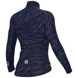 Maglia maniche lunghe donna Ale PR-E Byte - Blu - H