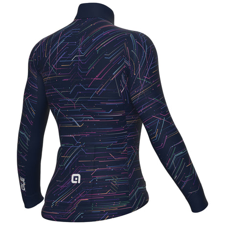 Maglia maniche lunghe donna Ale PR-E Byte - Blu - H