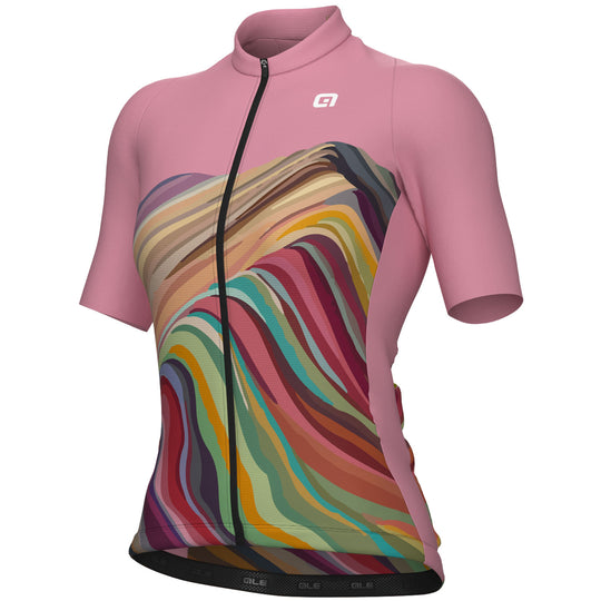 Ale PR-E Rainbow frau trikot - Rosa