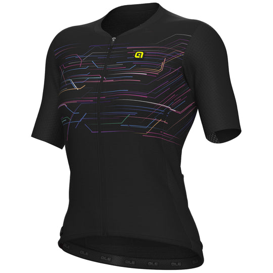 Maglia donna Ale PR-E Megabyte - Nero