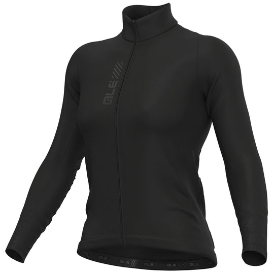 Maglia maniche lunghe donna Ale Pragma Color Block - Nero