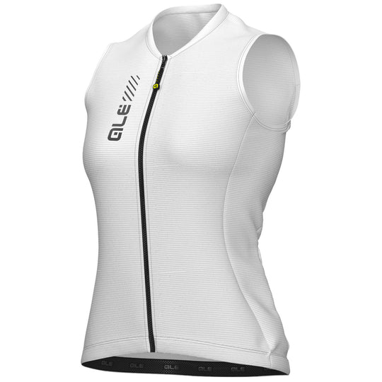 Ale Pragma Color Block 2.0 women sleeveless jersey - White
