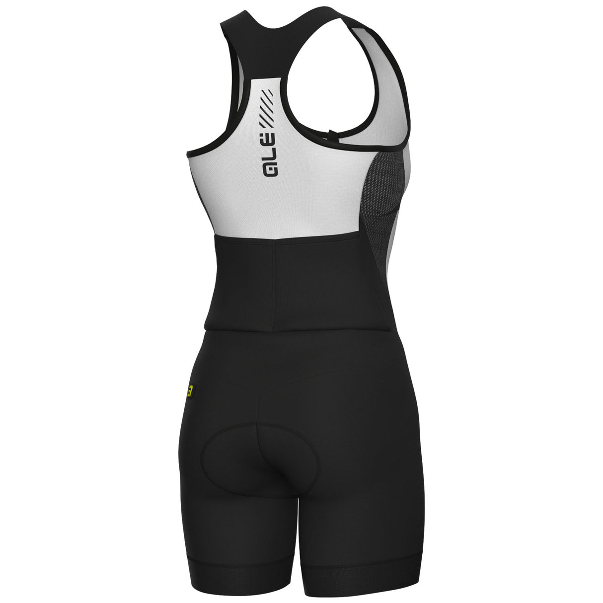 Body donna senza maniche Ale Pragma Color Block - Bianco - C