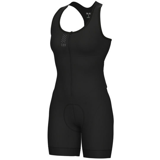 Ale Pragma Color Block woman sleeveless skinsuit - Black