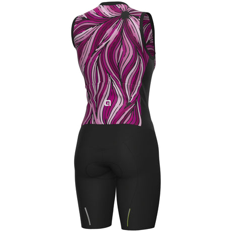 Body donna senza maniche Ale Pragma Art - Rosa - C